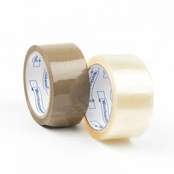 Low Noise Carton Sealing Tape 50mm x 66m Buff