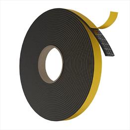 159 EPDM Foam Tape 3mm x 12mm x 15m Black